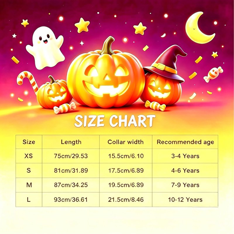 Purple Kids Ghostface Halloween Costume Cape Dress Up for 4-6 Years - Unisex