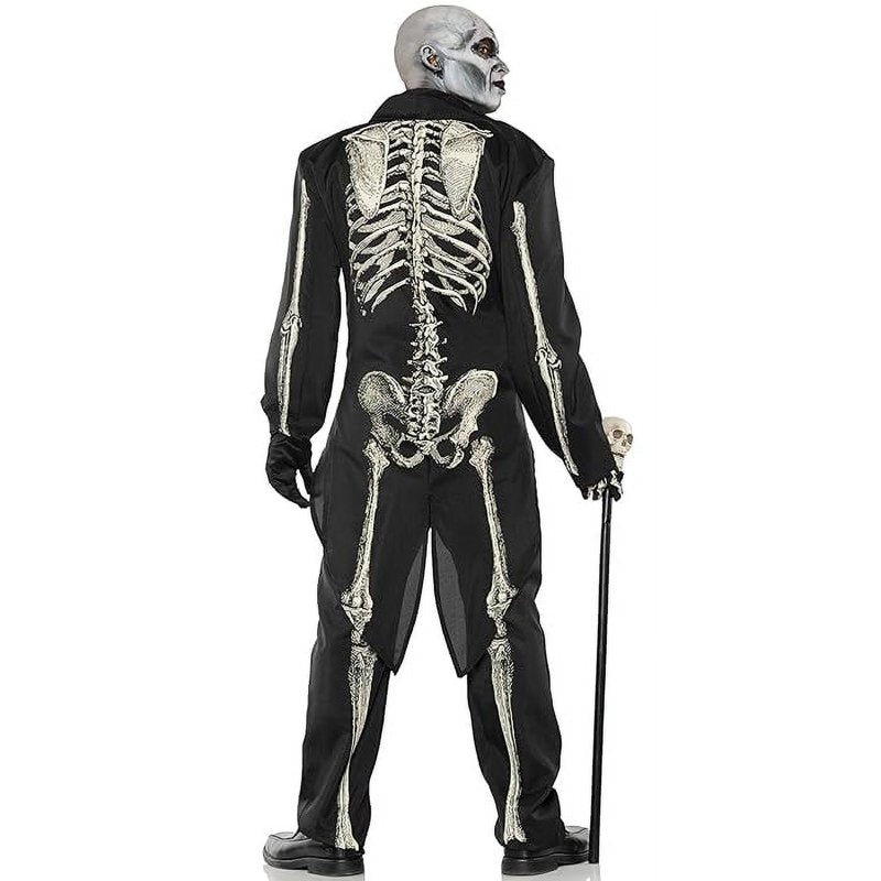Men's Skeleton Tuxedo Costume - Bone Chillin' Skeleton Suit with Tails