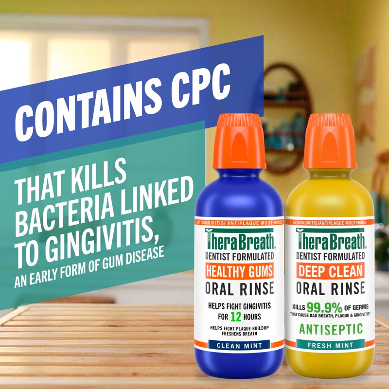 Antigingivitis & Antiplaque Mouthwash Variety Pack, 2 x 16 fl oz Bottles