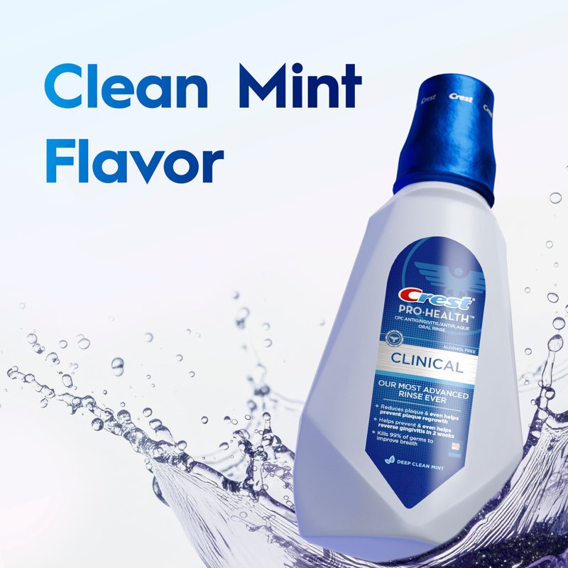 Pro-Health Clinical Mouthwash, Alcohol-Free Antigingivitis Rinse, 946 mL