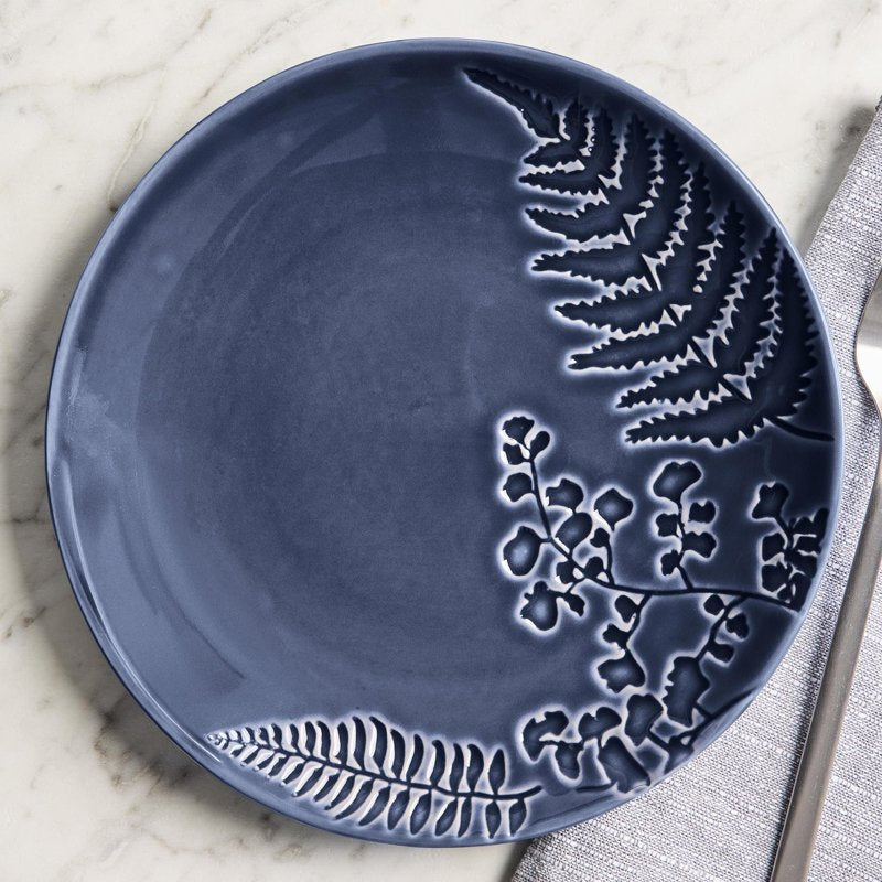 Blue Stoneware Salad Plate - Better Homes & Gardens Ellie Collection