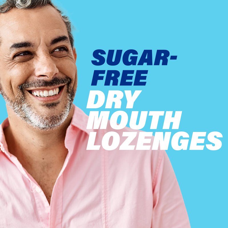 Dry Mouth Lozenges with Xylitol - Honey-Lemon Flavor, 36 Count