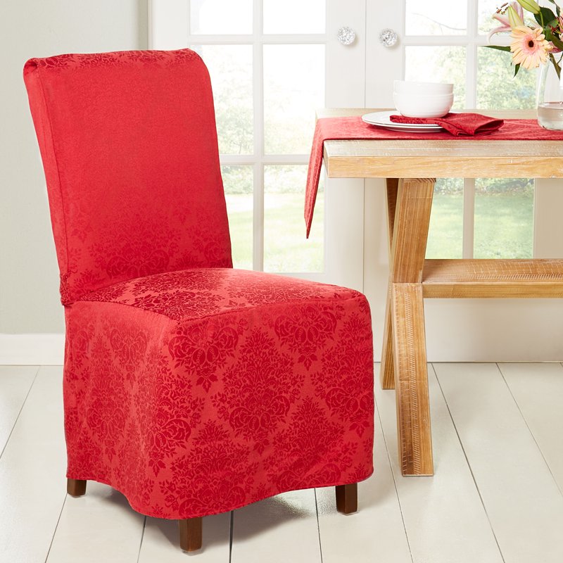Lexington Chair Cover - Ruby, 18" x 24"