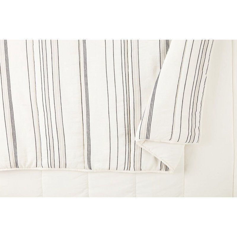 Better Homes & Gardens Ticking Stripe Quilt - Full/Queen Off-White