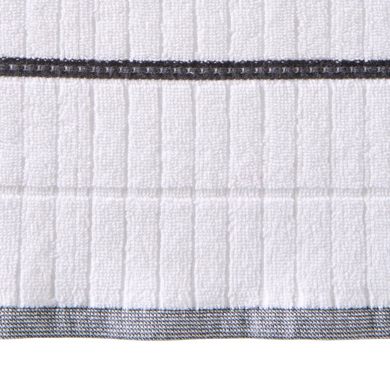 Better Homes & Gardens Textured Cotton Towel Set - Grey Shadow, 4-Piece