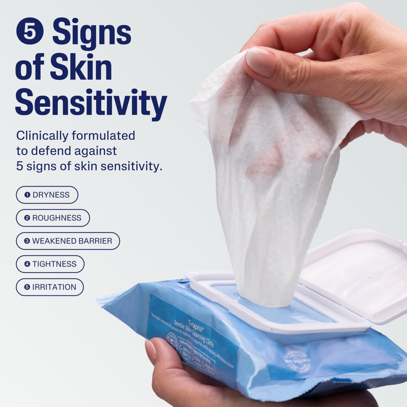 Gentle Skin Cleansing Cloths - Fragrance-Free Face and Body Wipes