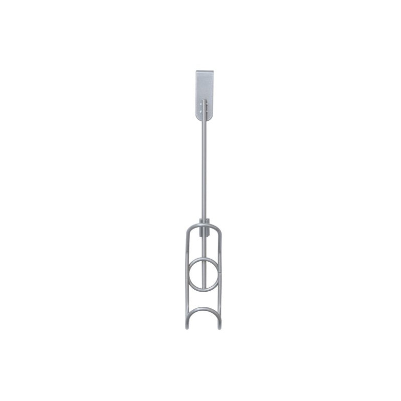 Over-the-Door Single Hook - Metal Satin Nickel Finish, Easy Installation