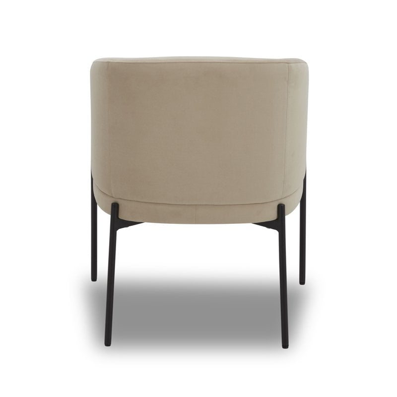 Wyatt Velvet Dining Chairs - Beige, 2 Pack