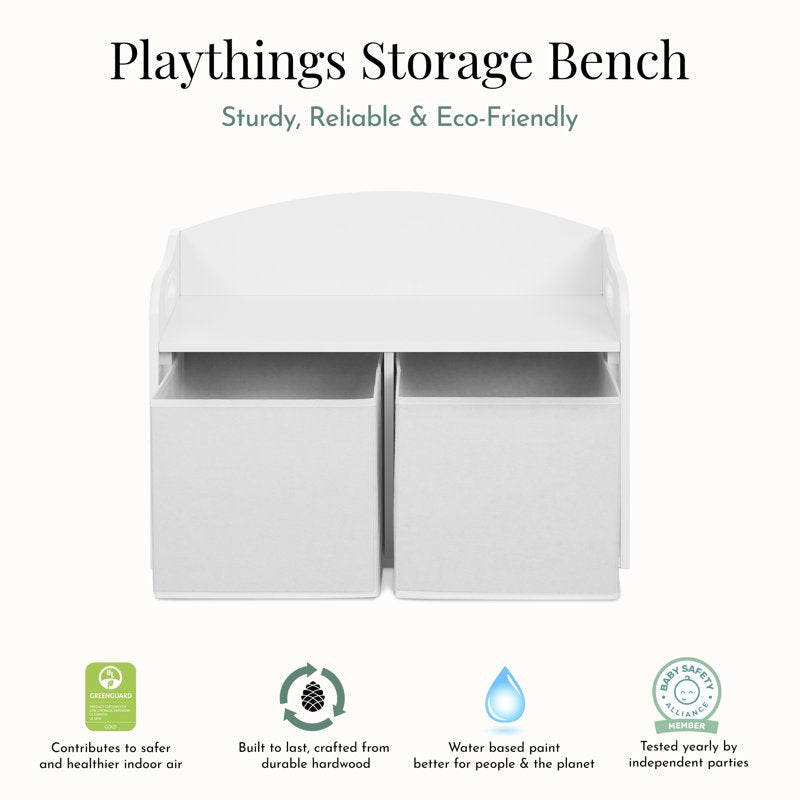 Playthings Storage Bench - Spacious Seating with Ample Storage