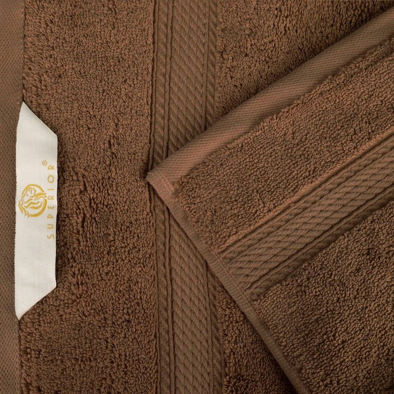 Egyptian Cotton Face Towel Set of 6 - Heavyweight 800 GSM Plush & Absorbent