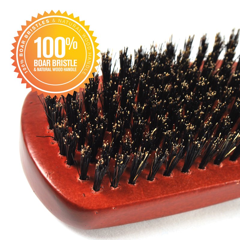 Boar Fade Brush (2 Pack) - Precision Hair Styling Tool