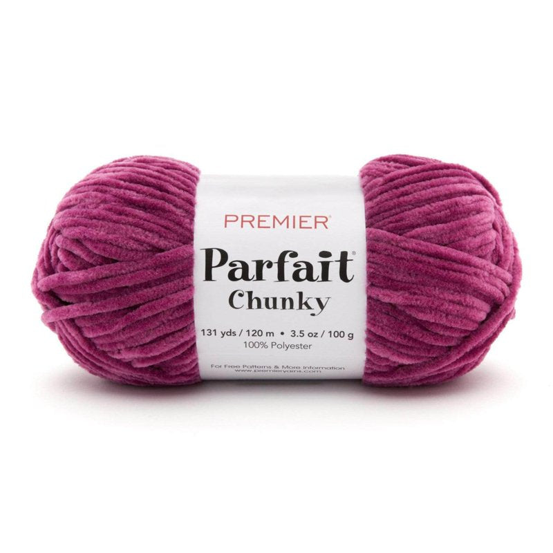 Parfait Chunky Chenille Yarn - 1150-44 Seaglass, Soft & Machine Washable