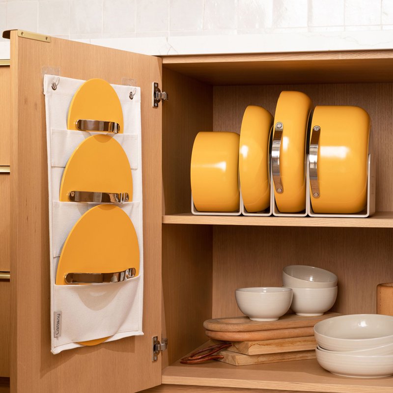12-Piece Ceramic Non-Stick Cookware Set - Marigold