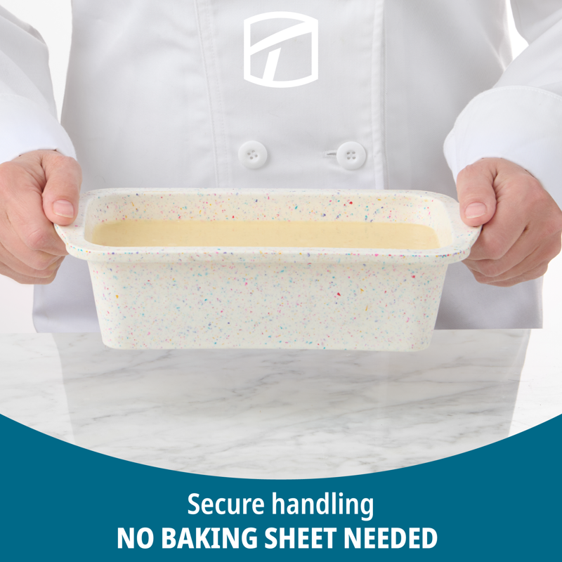 Silicone Bread Loaf Pan - 2 Pack for Baking Bread & Cakes