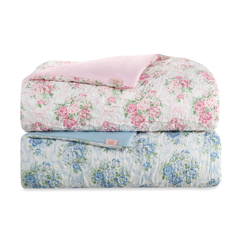 Paris Hilton Coquette 3-Piece Floral Pink Comforter Set - Full/Queen, Pink