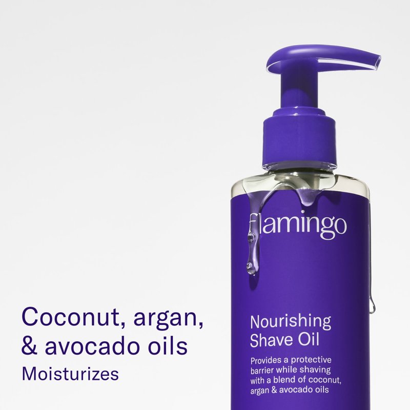 Nourishing Shave Oil for Women - Coconut & Amber - 8 oz