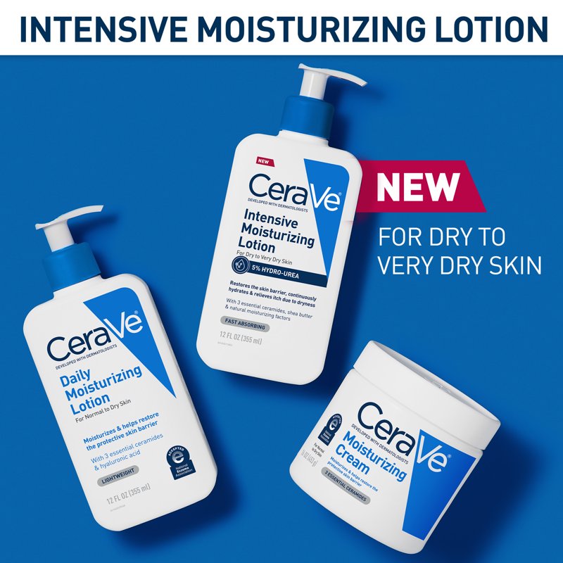 Intensive Moisturizing Body Lotion for Dry to Very Dry Itchy Skin