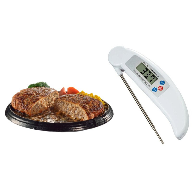 Instant Read Digital Food Thermometer - White