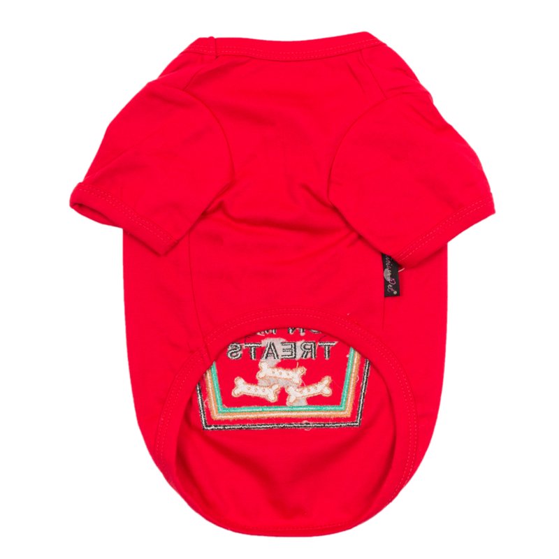 Dog Costume Ketchup Licker Shirt for Large Dogs Halloween Pet Apparel