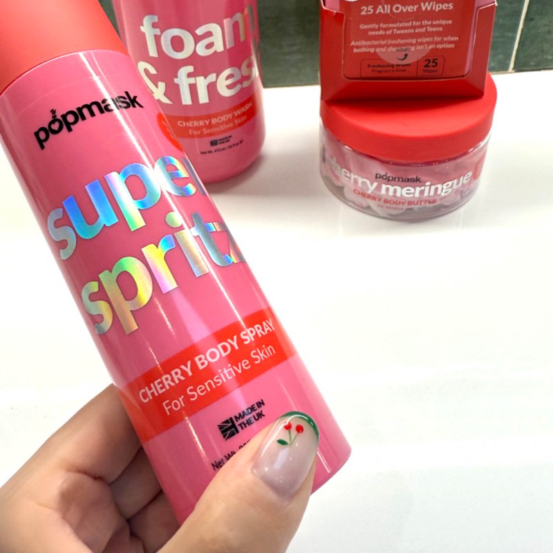 Super Spritz Cherry Scented Body Mist for Teens