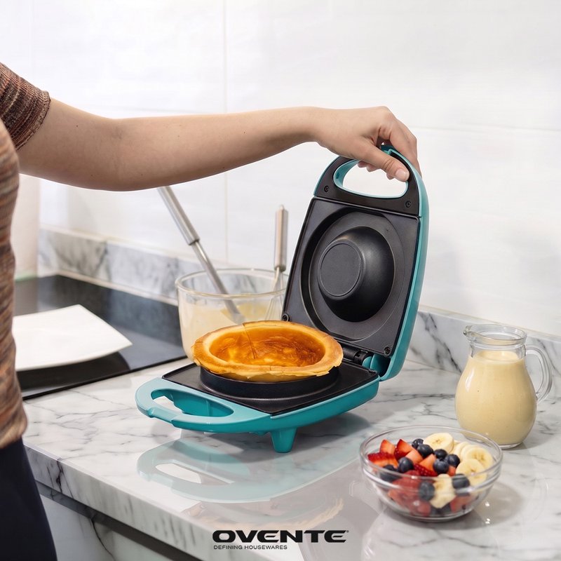 Electric Waffle Bowl Maker - 520W Non-Stick Dessert & Ice Cream Cup Baker
