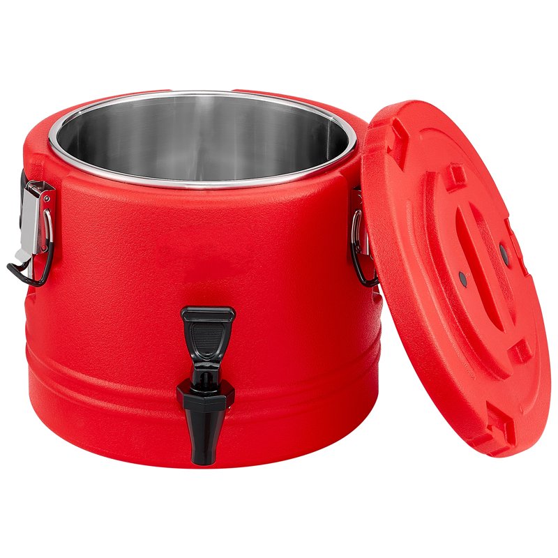Insulated Beverage Dispenser - 2.2 Gal Thermal Drink Server with Spigot
