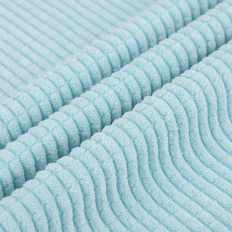 Sky Blue Corduroy Decorative Throw Pillow Cover 20x20 - Unique Bargains