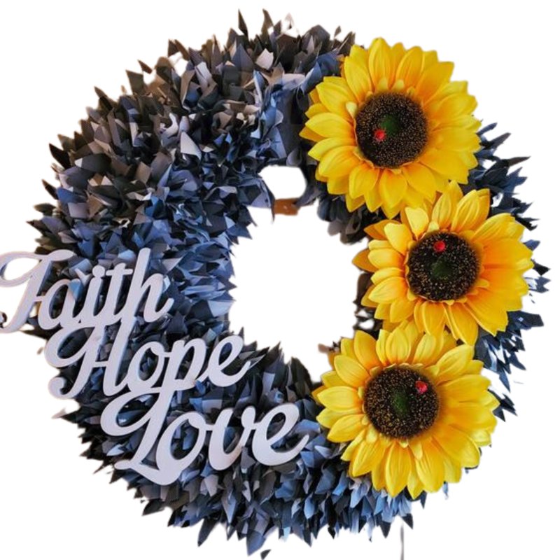 18 Inch Metal Wreath Frames Set of 2 - DIY Fall, Halloween & Holiday Decor