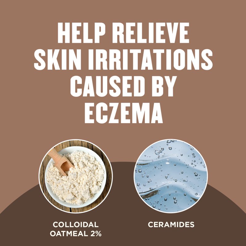 Medicated Eczema Relief Cream with 2% Colloidal Oatmeal, 5.5 oz.