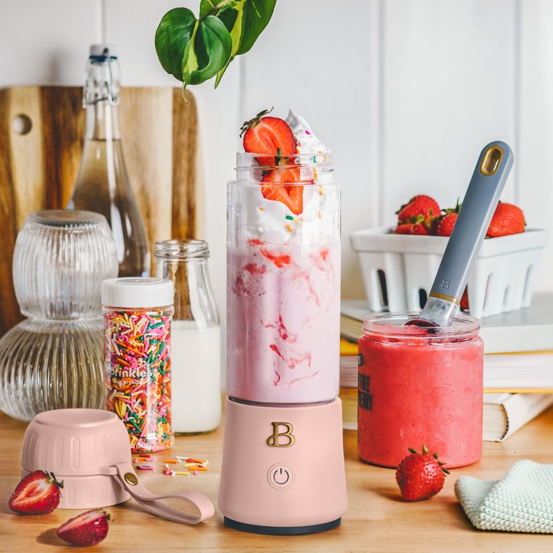Portable To-Go Blender 2.0 - 16 oz, 70W, Rose