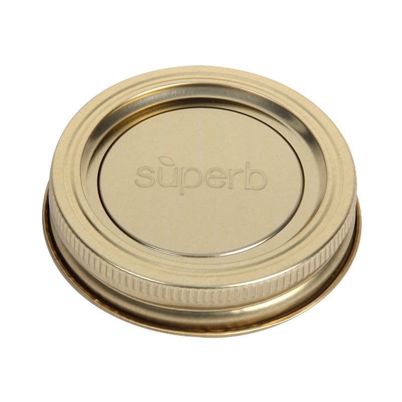 12-Pack Wide Mouth Mason Jar Lids & Rings - Durable Canning Seals