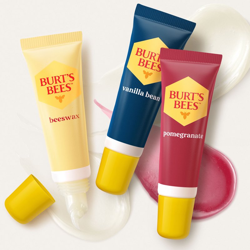 24-Hour Hydrating Natural Beeswax Lip Balm - Vanilla Bean & Peppermint Duo