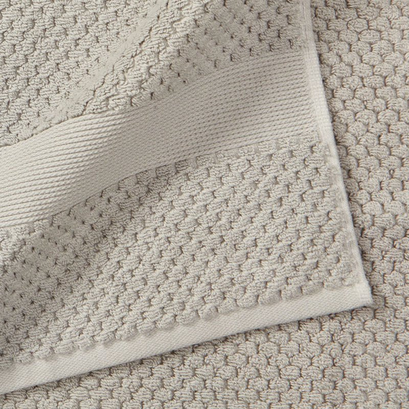 Better Homes & Gardens Soft Cotton Popcorn Textured Hand Towel - Soft Silver