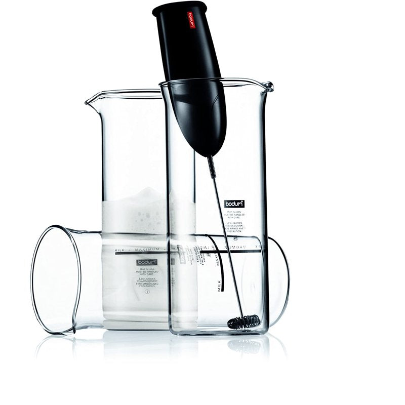 Handheld Milk Frother - Battery Operated Stainless Steel