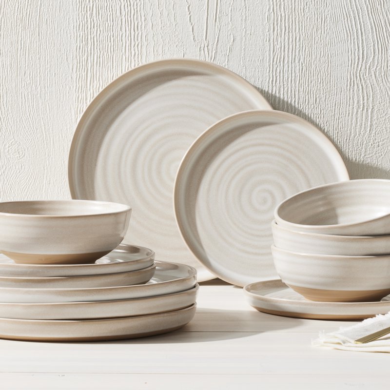 Stoneware Round Dinner Bowl - 8.9" Cream - Single