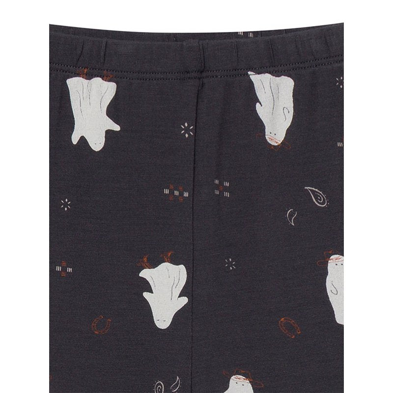 Halloween Pajama Set for Kids - 2-Piece Short Sleeve Sleepwear, Black, 18 Months