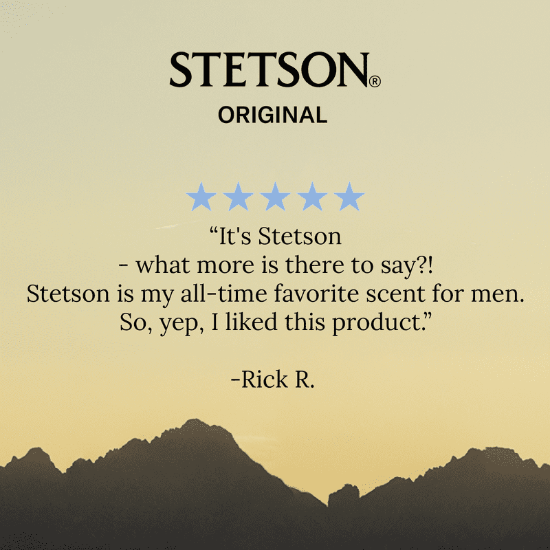 Stetson Original Cologne Spray for Men - 3 Pack