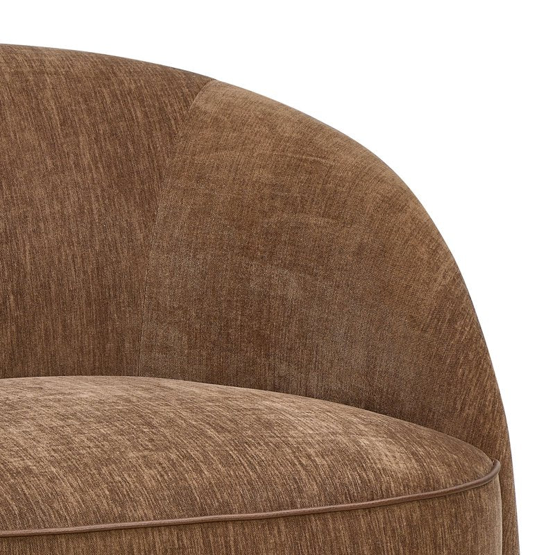 Georgiana Swivel Chair - 360-Degree Comfort, Mid-Century Design
