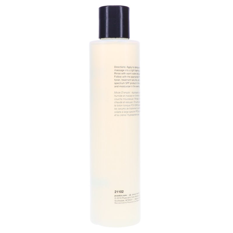 Facial Cleanser for Oily Skin - Purifying Wash with Aloe & AHAs, 7 oz