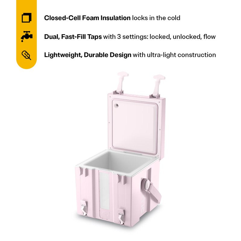 3 Gallon Hard-Sided Water Cooler - Pale Pink