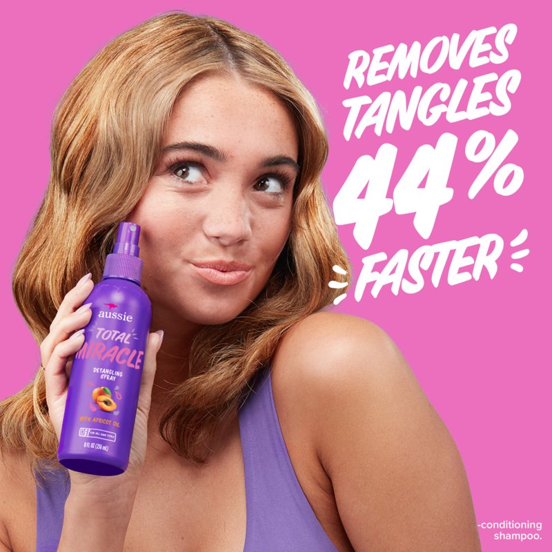 Total Miracle Detangling Spray with Apricot Oil - 8 fl oz
