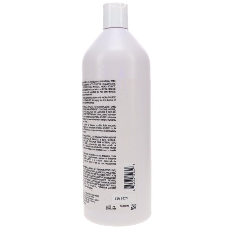 Hydrasource Shampoo - 33.8 Oz for Moisture & Frizz Control