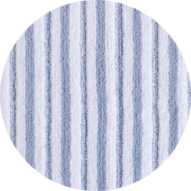 Better Homes & Gardens Soft Tufted Stripe Bath Rug - Blue Silver 20x34