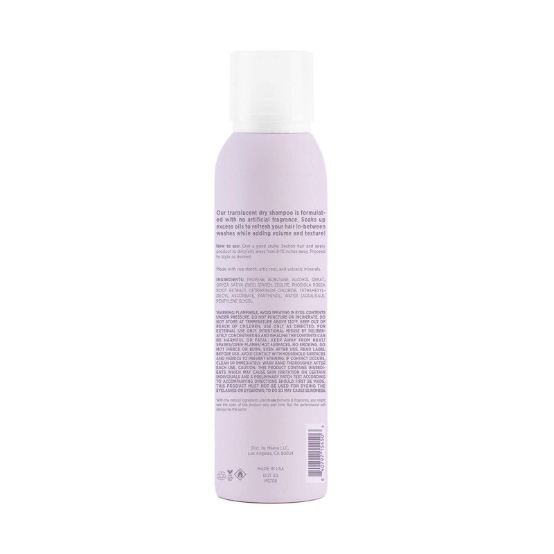 Fragrance-Free Dry Shampoo for Sensitive Scalp - 4.2 oz