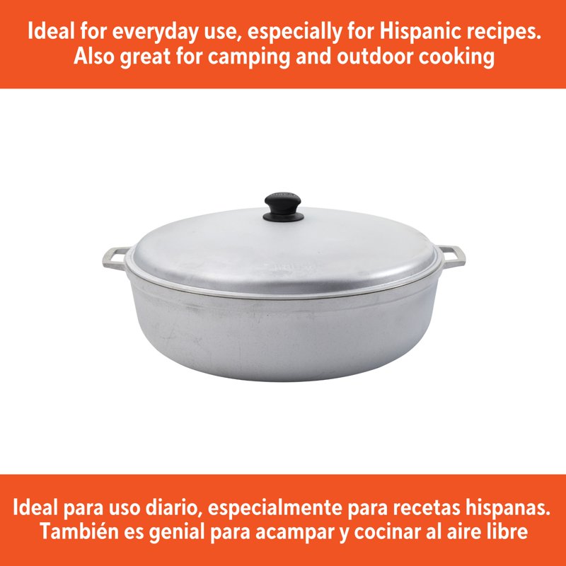 11.6qt Cast Aluminum Caldero - 2 Pack - IMUSA