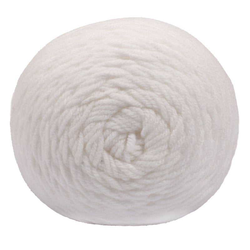 Medium Acrylic Yarn White 14 oz 798 yd Crafting Yarn for Knitting & Crochet - Variation of White V