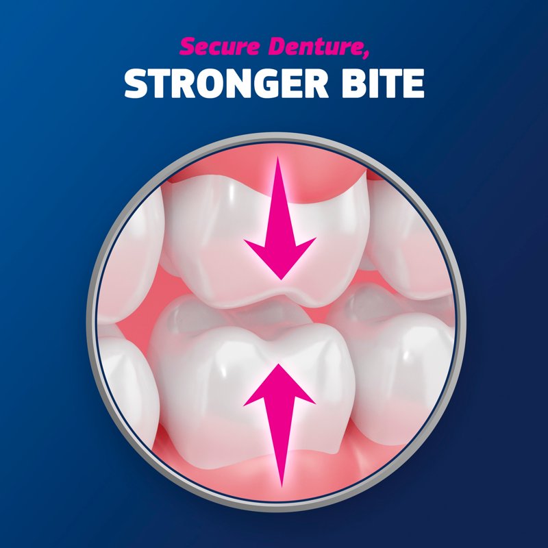 Denture Adhesive Cream with Precision Tip, 2 oz Tubes - 3 Pack