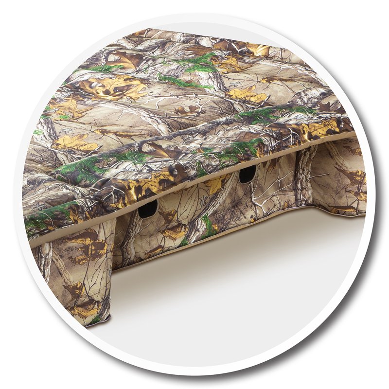 Full Size Camo Truck Bed Air Mattress with Rechargeable Pump & Tailgate Extension