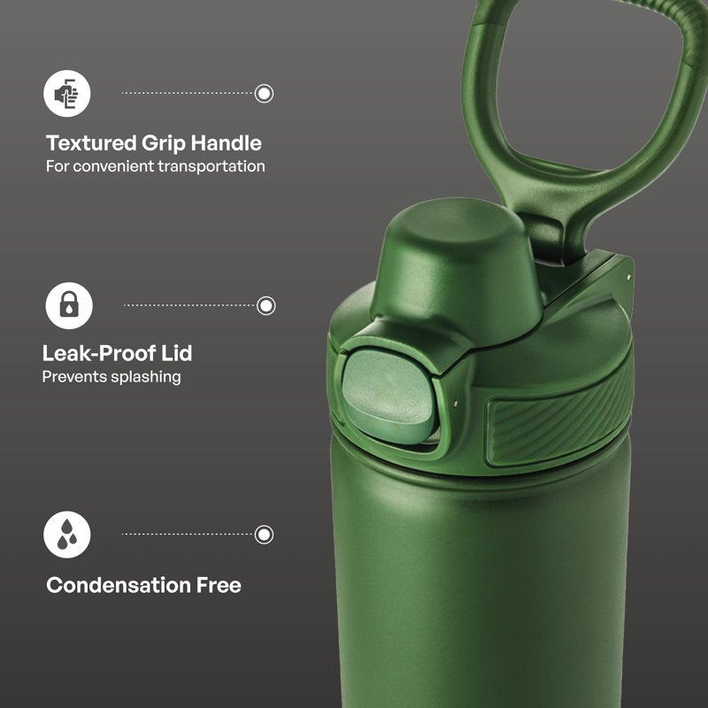 28oz Stainless Steel Ranger Water Bottle with Lock Lid - Army