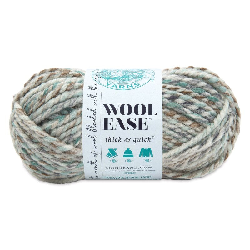 Seaglass Wool-Ease Thick & Quick Yarn - Super Bulky Acrylic Wool Blend